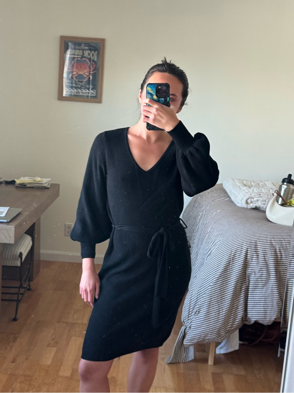 Black sam edelman sweater dress - Picture 4 of 5